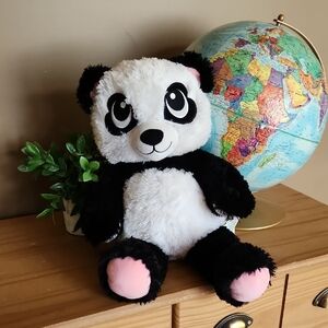 Build-A-Bear Black and White Panda Stuffed Animal